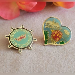 Set of Two Vintage San Francisco Pins